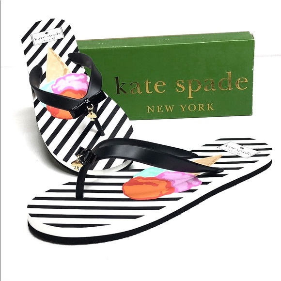 kate spade Shoes - Kate Spade Ice Cream Flip Flops NIB sz 10